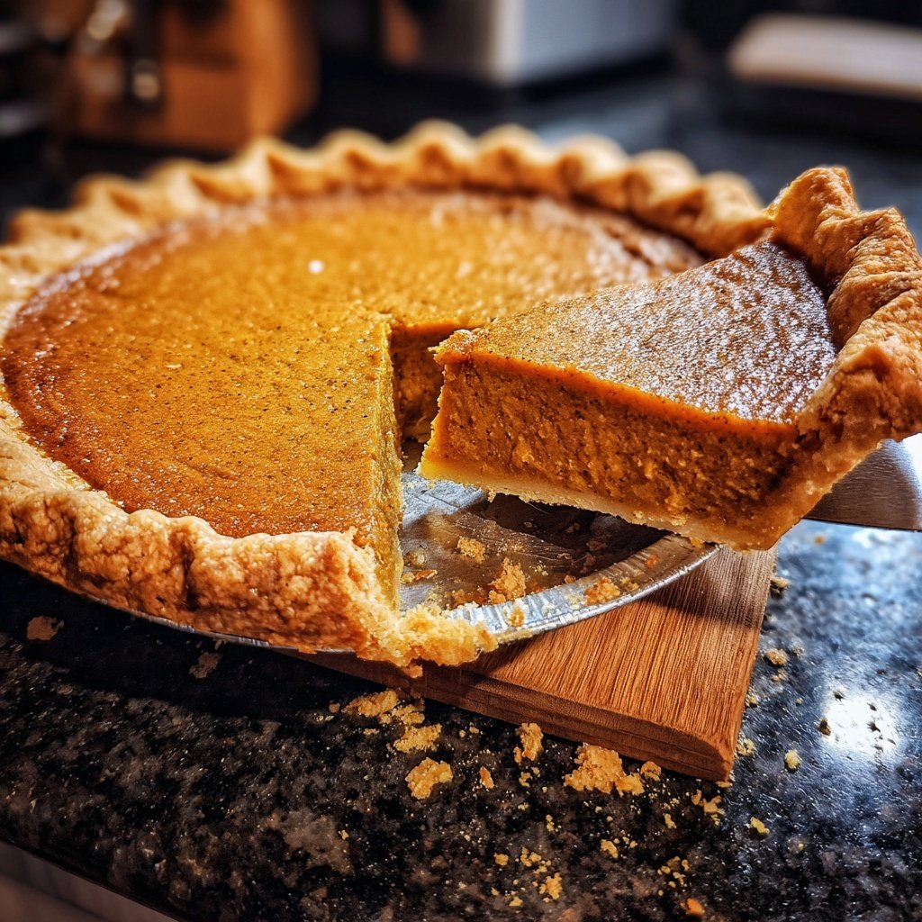 Festive Spiced Pumpkin Pie