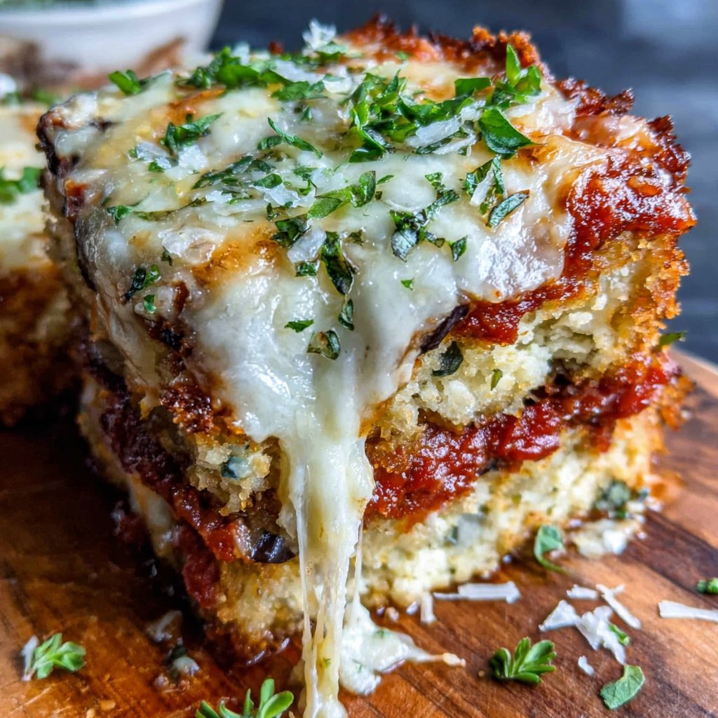 Crispy Baked Eggplant Parmesan