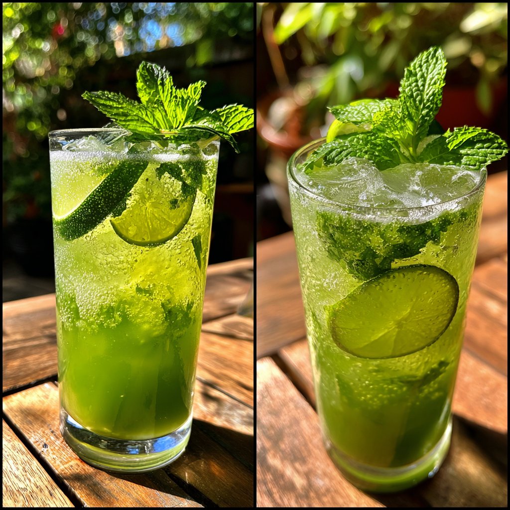 Minty Fresh Iced Green Tea